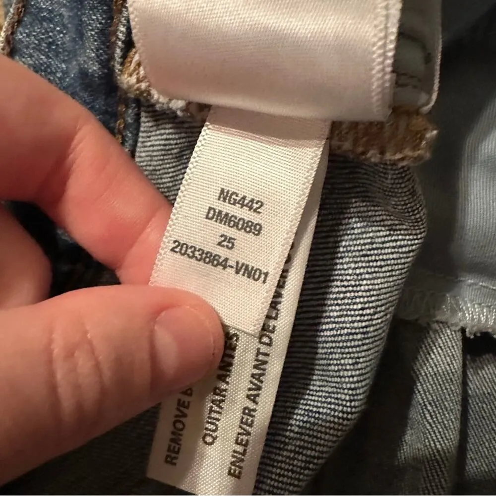 Madewell The Mid-Rise Perfect Vintage Jeans in Knowland Wash Sz‎ 25 - Image 11