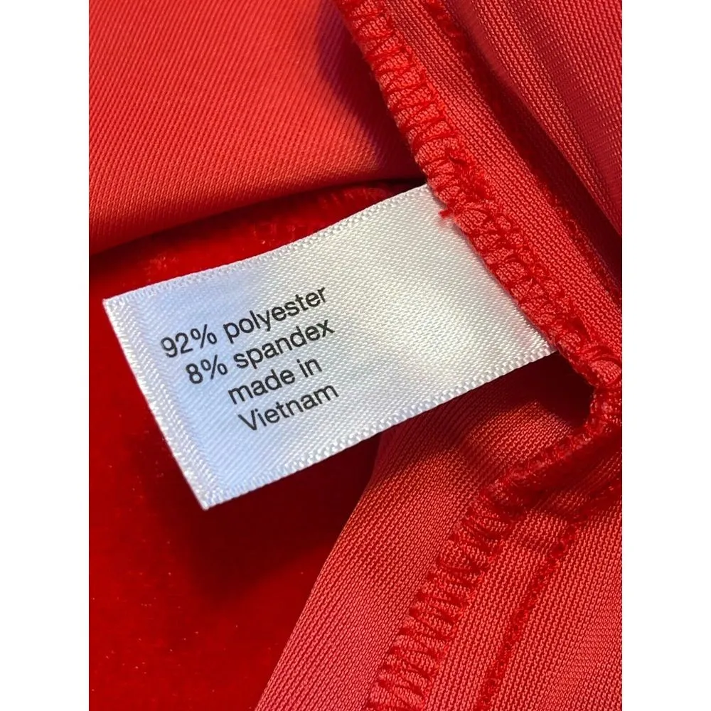 Lane‎ Bryant Velvet Flare Leg Pants Red Pull On Elastic Waist Mid Rise Size 20 - Image 7