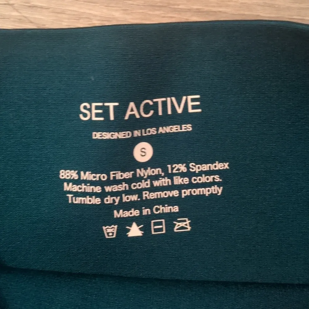 Set Active Blue Leggings Size Small - Image 3