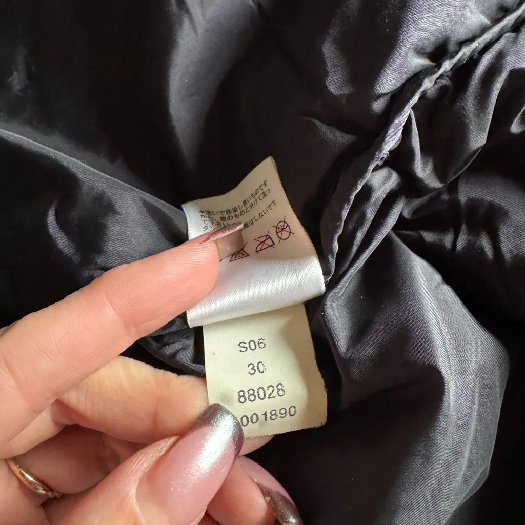 Y2K The North Face Nuptse Retro Goose Down Puffer Vest Women's Small Silver grey - Image 7