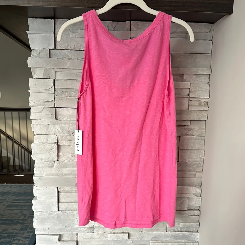 NWT Velvet by Graham & Spencer Bright Pink Tank Top Size M - Image 5