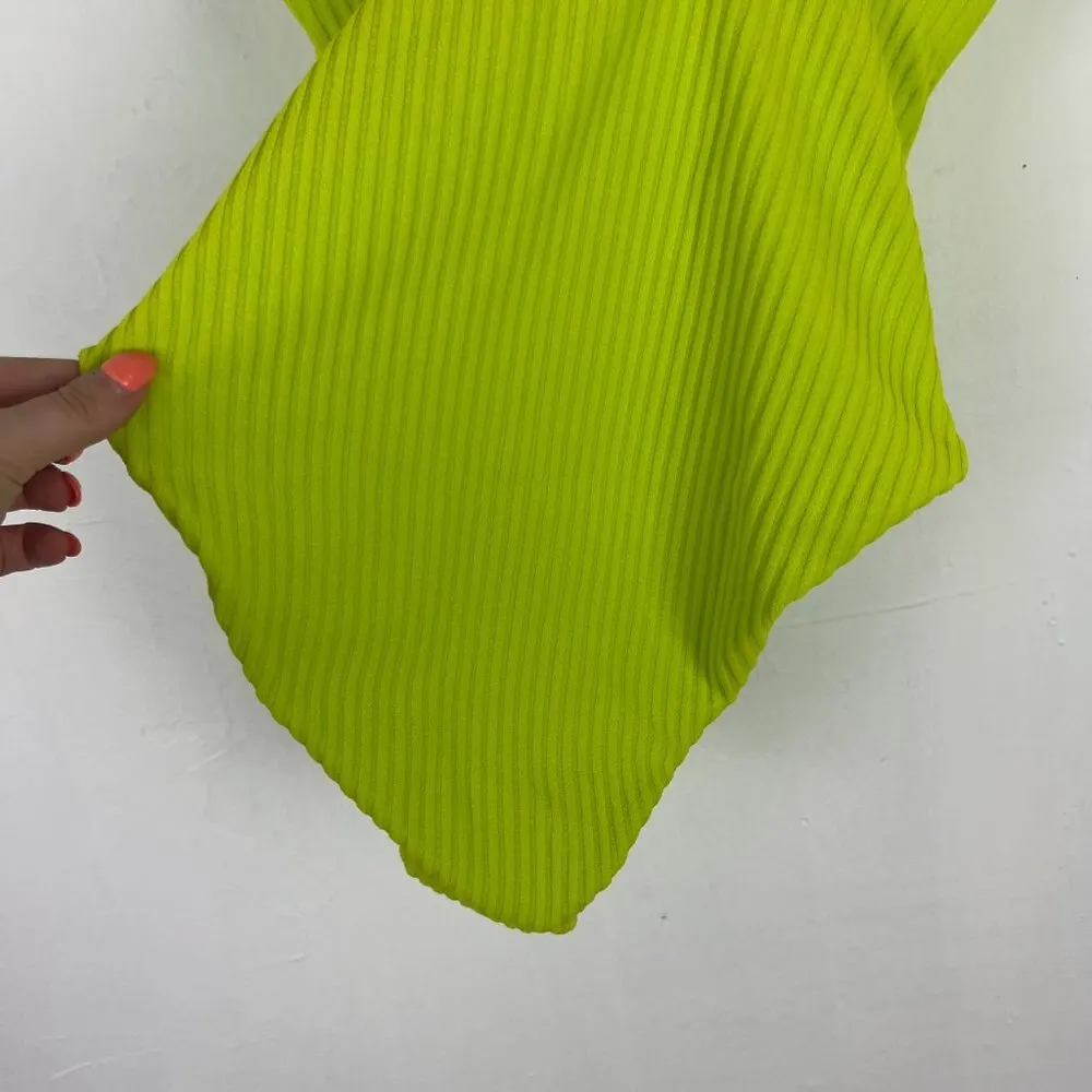 NWT Andie Swim The Santorini One Piece Swimsuit Ribbed Terry Neon Size XS NEW - Image 13