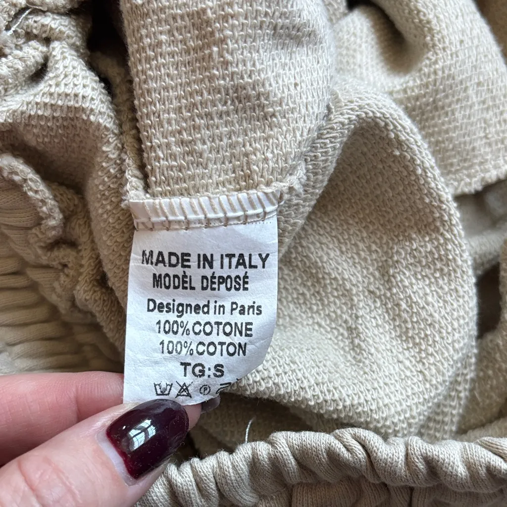 Goldie London Tan Lounge Sweat Pants NWOT Size XS - Image 6