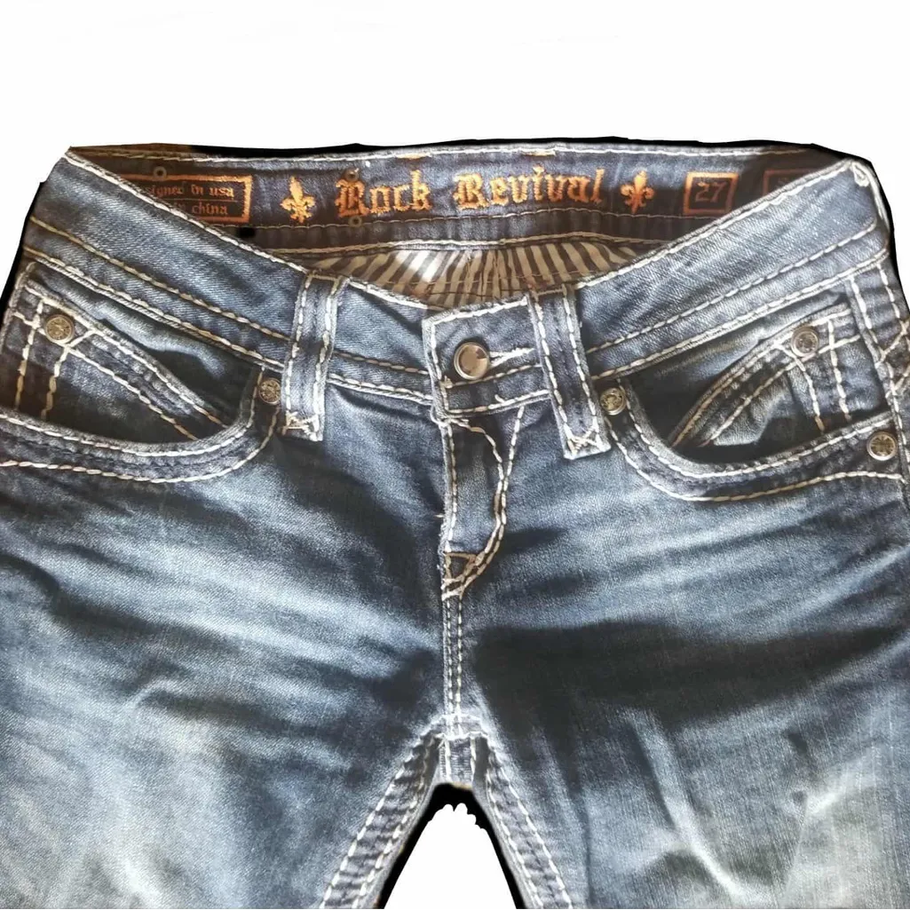 Rock Revival ‘Scarlett Skinny’ Low-Rise Med-Dark Wash Jeans - Image 3