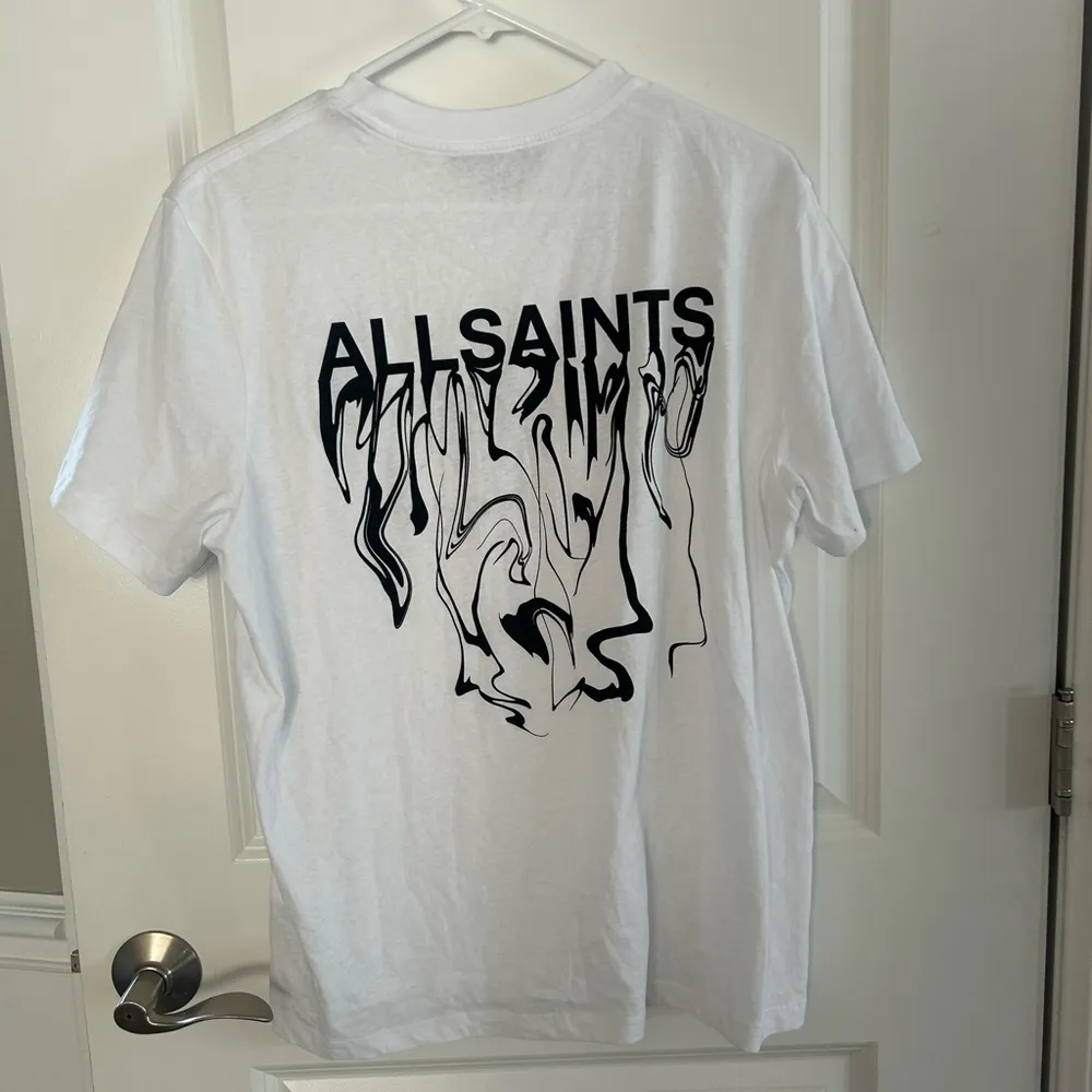AllSaints InkSaints Graphic Print Relaxed-Fit Organic-Cotton T-Shirt - Image 4