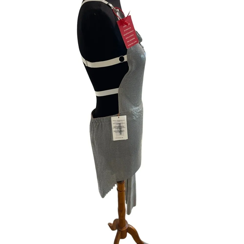 Marjan Mini Dress in Meteorite Medium New Womens Chainmail - Image 7