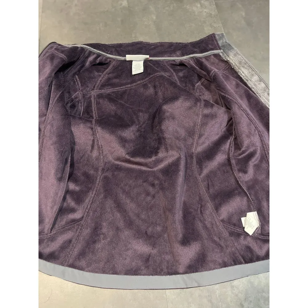 Free Country Purple Fleece Jacket Soft Warm Zip-Up Outdoor Wear‎ - Image 3