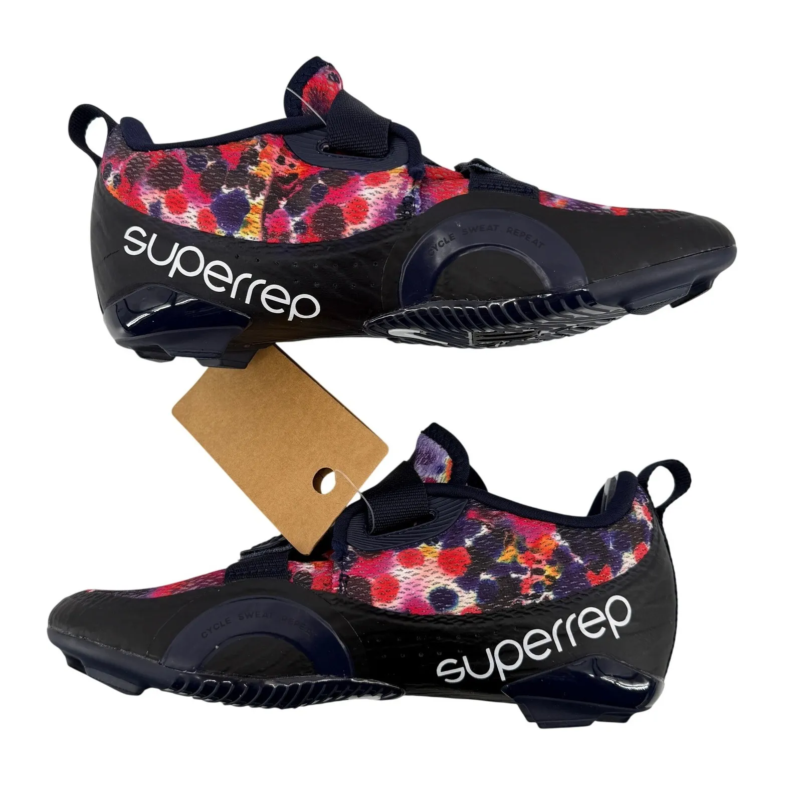 Nike SuperRep Cycle 2 Next Nature Spin Shoes Women 7 Spray Paint DH3395-400 Clip - Image 4
