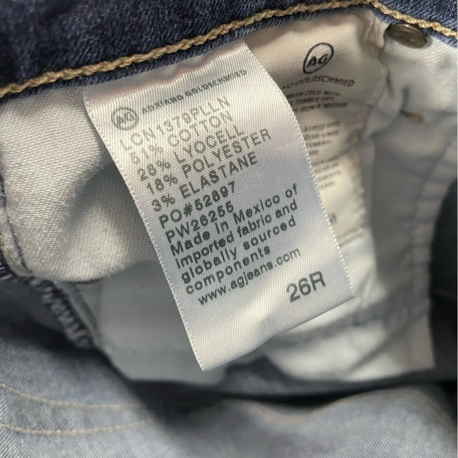 AG Adriano Goldschmeid Farrah High Rise Skinny Jeans Womens 26 Medium Wash Blue - Image 9