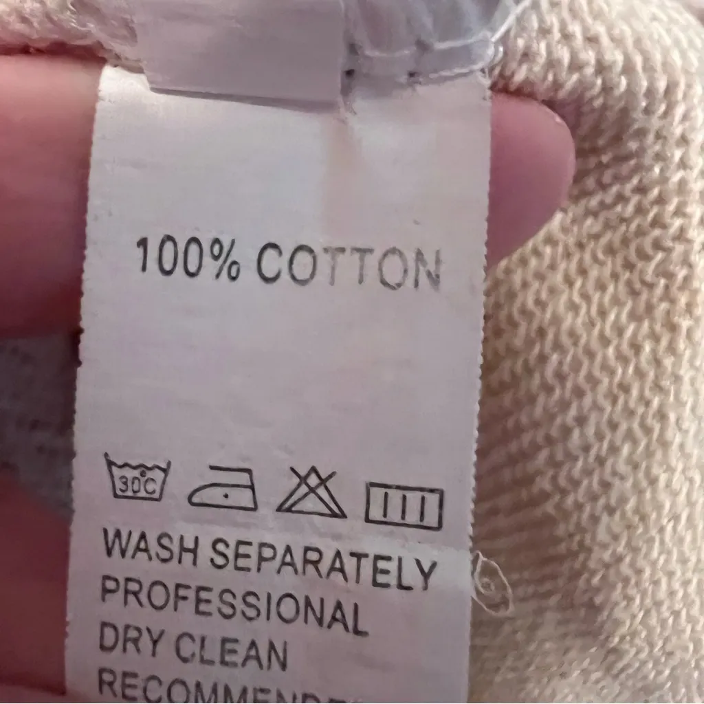 Miami Dolphins Crewneck Women’s XL Beige Pullover Sweatshirt NFL Football - Image 5