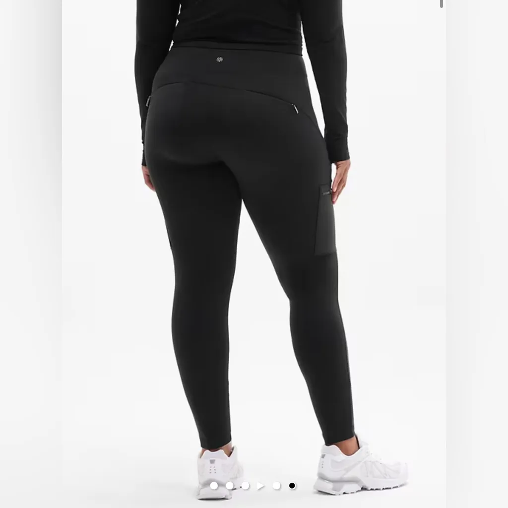 Athleta Headlands Hybrid High Rise Cargo Leggins,Size 12,Made in Vietnam - Image 4