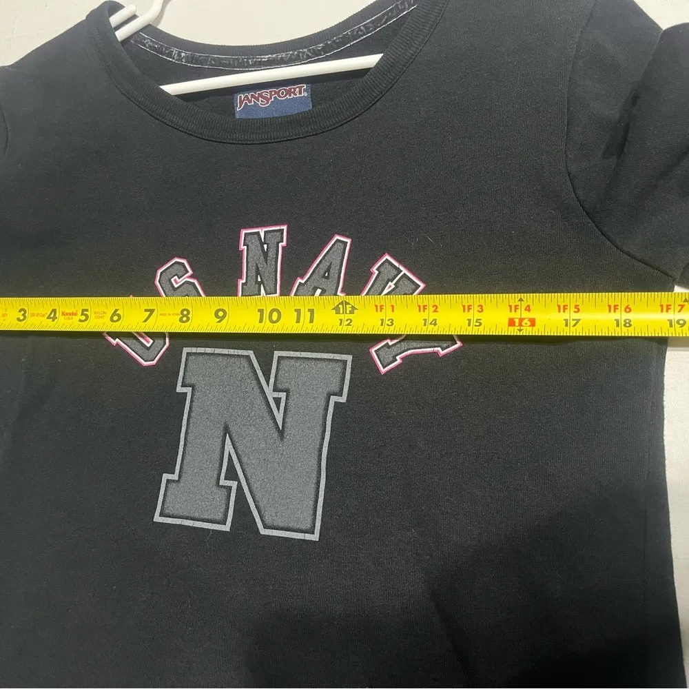 Jansport U.S. Navy Short Sleeve Sweater L Black Naval Academy Football Military - Image 7