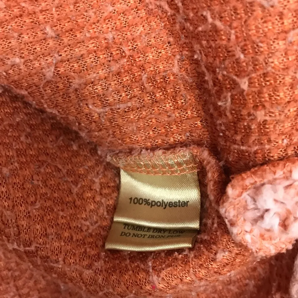 FROSTY TIPPED PILE 1/2 ZIP PULLOVER IN SPICE BY TRUE GRIT sz small - Image 9