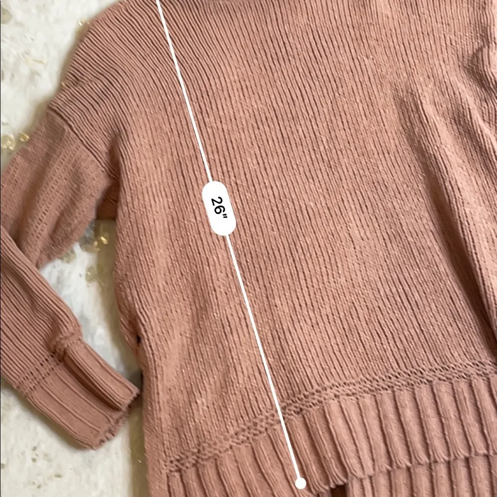 Aerie tan brown chenille turtleneck sweater - Image 4
