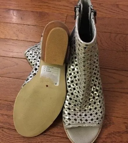 Antropologie Silent D Joey Metallic Woven Shooties   - Image 8