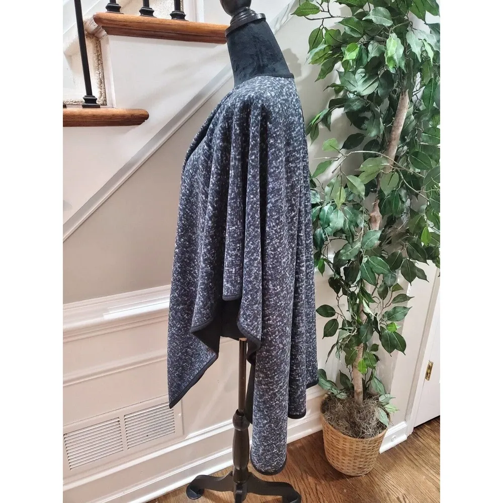 Gray Women's 100% Polyester Kimono Wrap Cover Up Casual Knit Cardigan Size undefined - Image 4