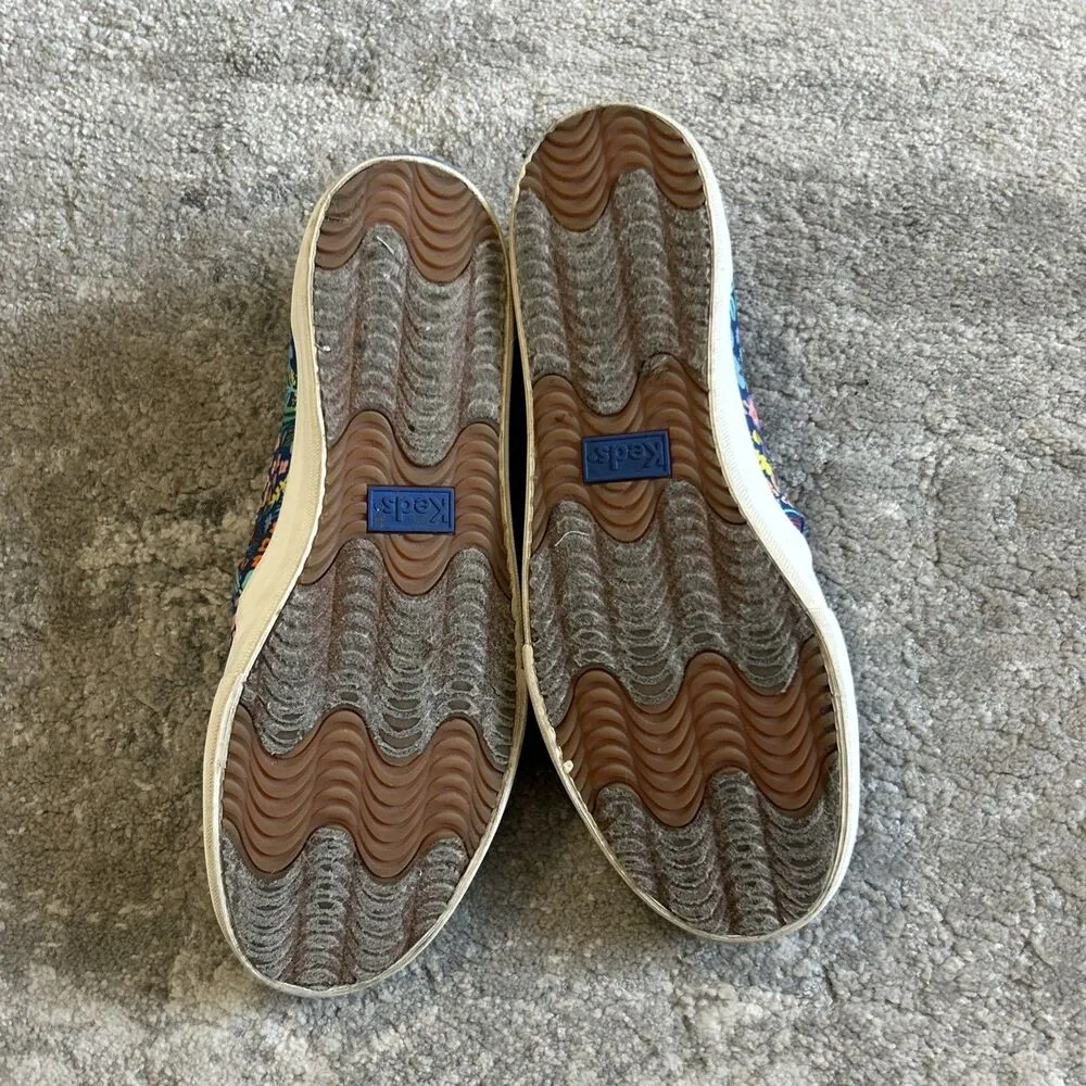 Keds Shoes Womens 7 Rifle Paper Co Blue Double Decker Garden Party Floral SlipOn - Image 8