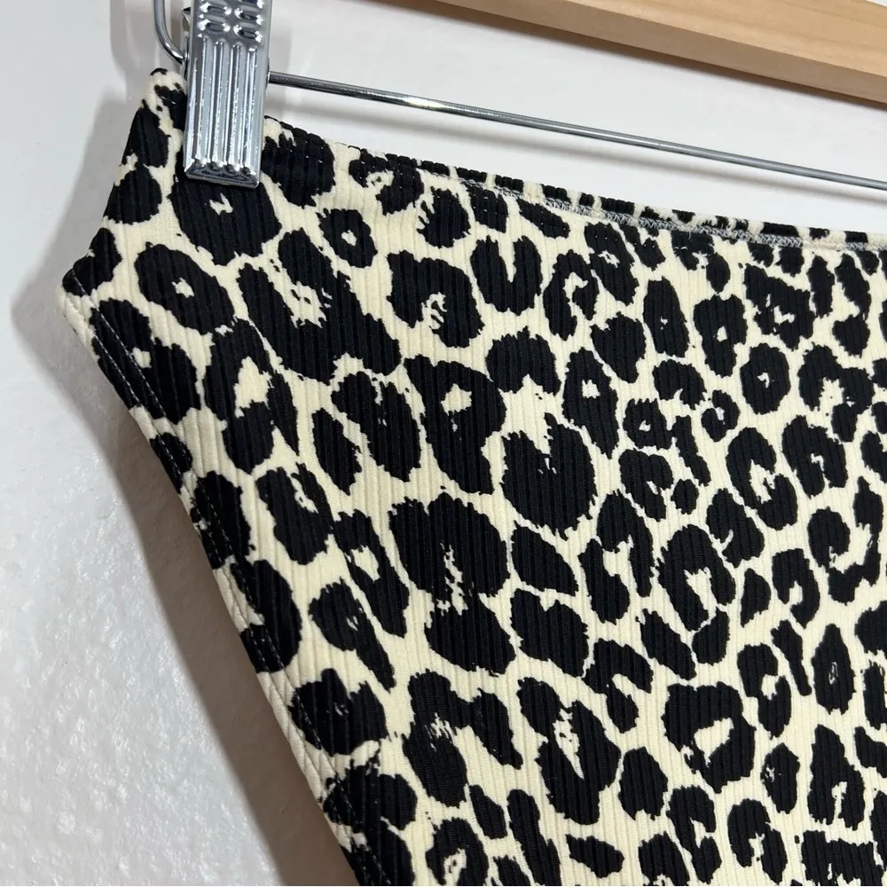 Leopard Print High Rise Bikini Bottoms - Image 8