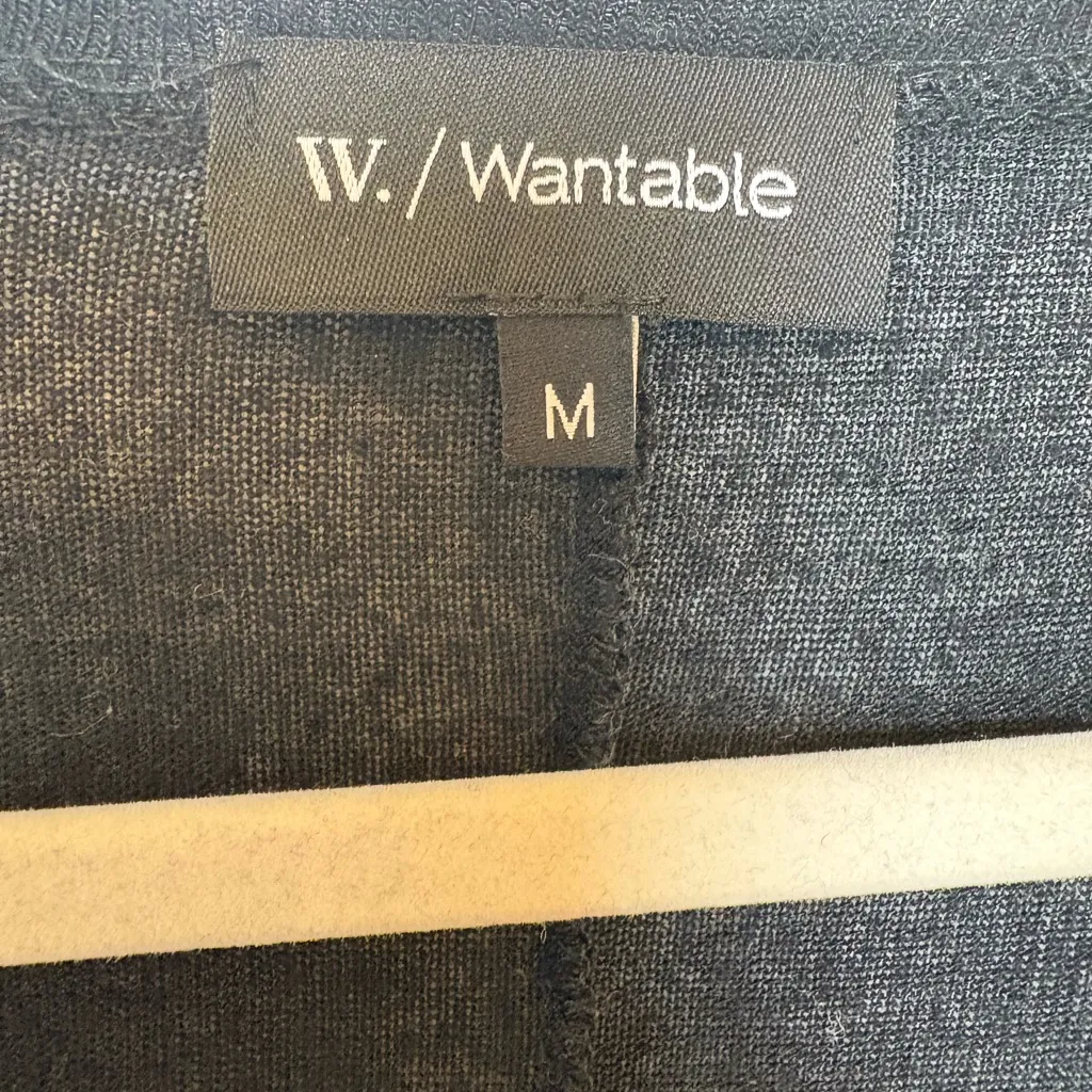 Wantable Black Oversized Dolman Tunic Top Elevated Basics Minimalist M Size M - Image 4