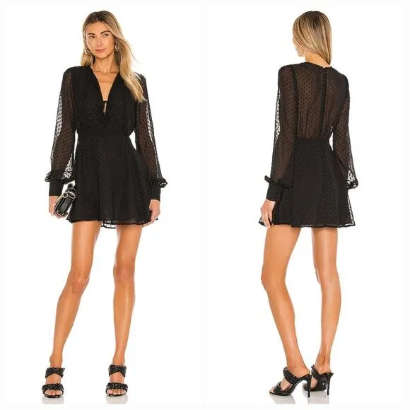 Lovers and friends Easton Dress in Black - Image 2