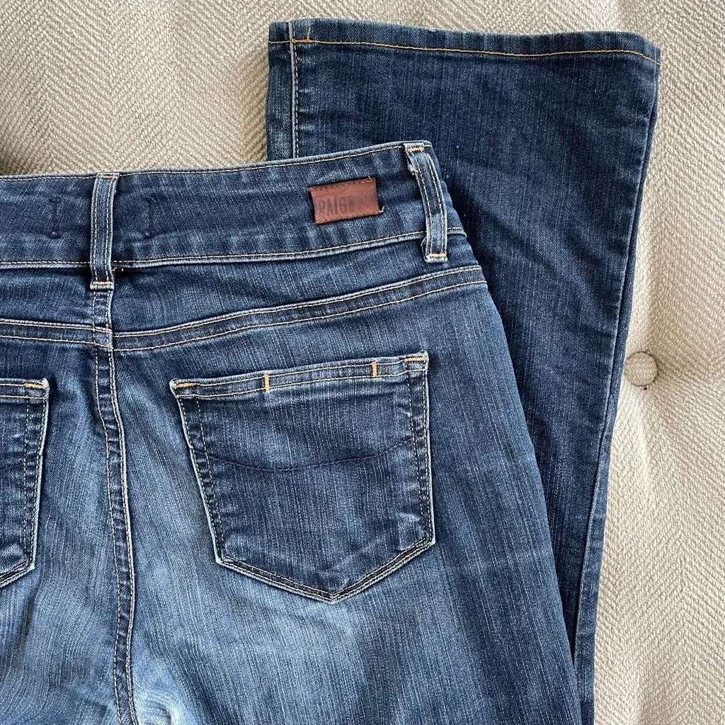 Paige Denim Hidden Hills Stream Bootleg Crop 28 - Image 3