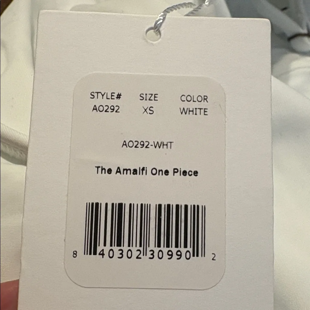 Andie The Amalfi One Piece Swimsuit White Size‎ XS NWT - Image 7