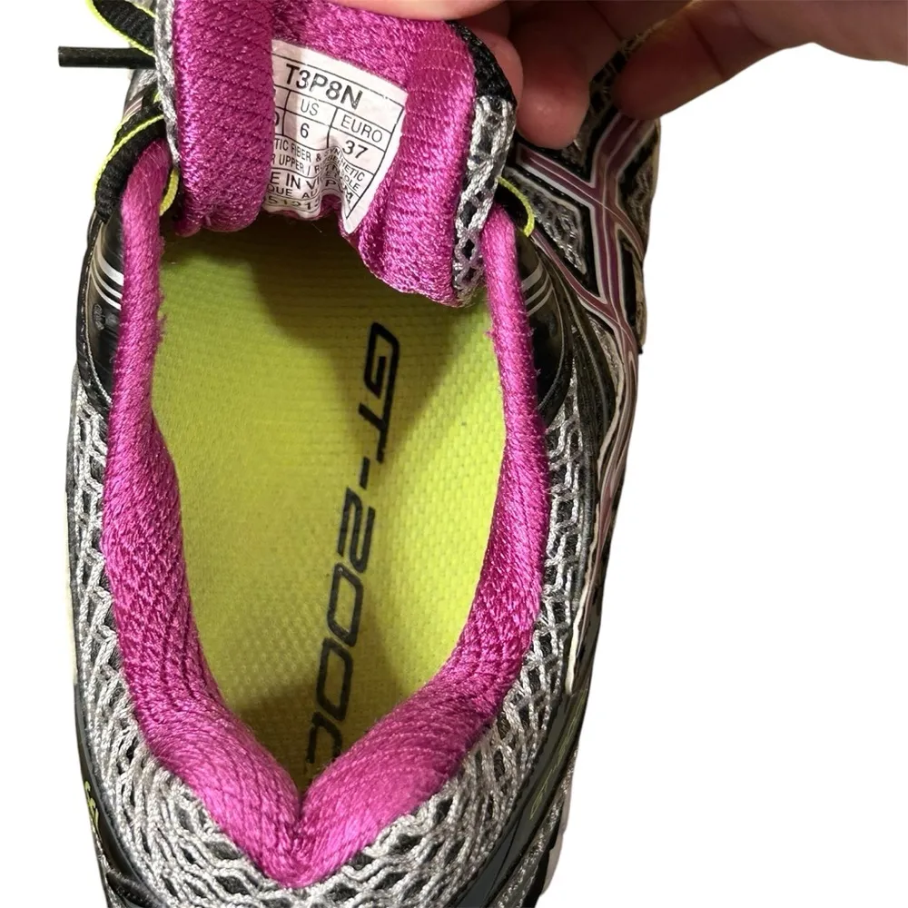 Asics GT-2000 Guidance Line Women's Size 6 Gel Fluid Ride Sneaker Tennis Shoe - Image 8