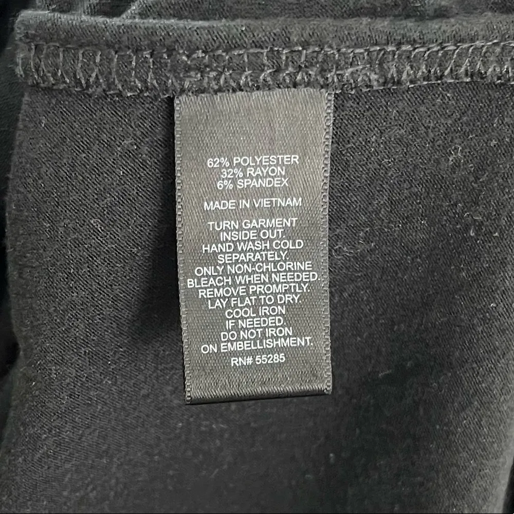 EXPRESS  Black sequin detail Midi Dress - Image 6