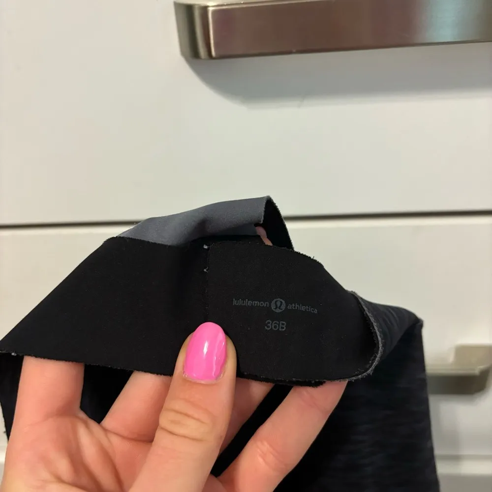 Lululemon Enlite Bra Static Rain Dark Cast Black - Image 8