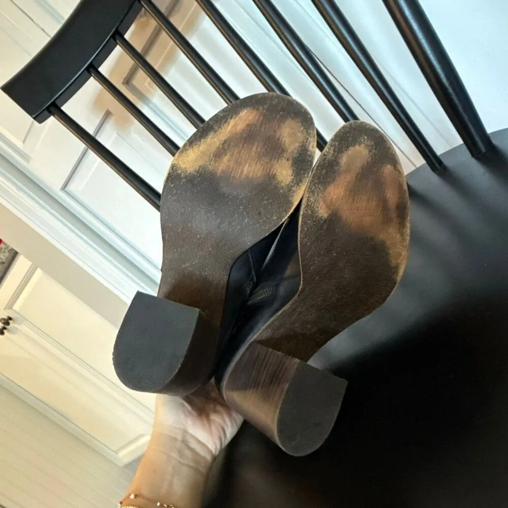 BP  black leather booties size 8 - Image 7