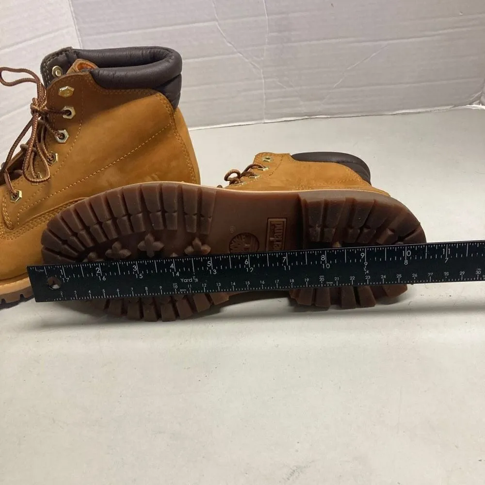 TIMBERLAND Women’s Leather Waterproof‎ Hiking Work Boot Size 7.5 Tan - Image 8