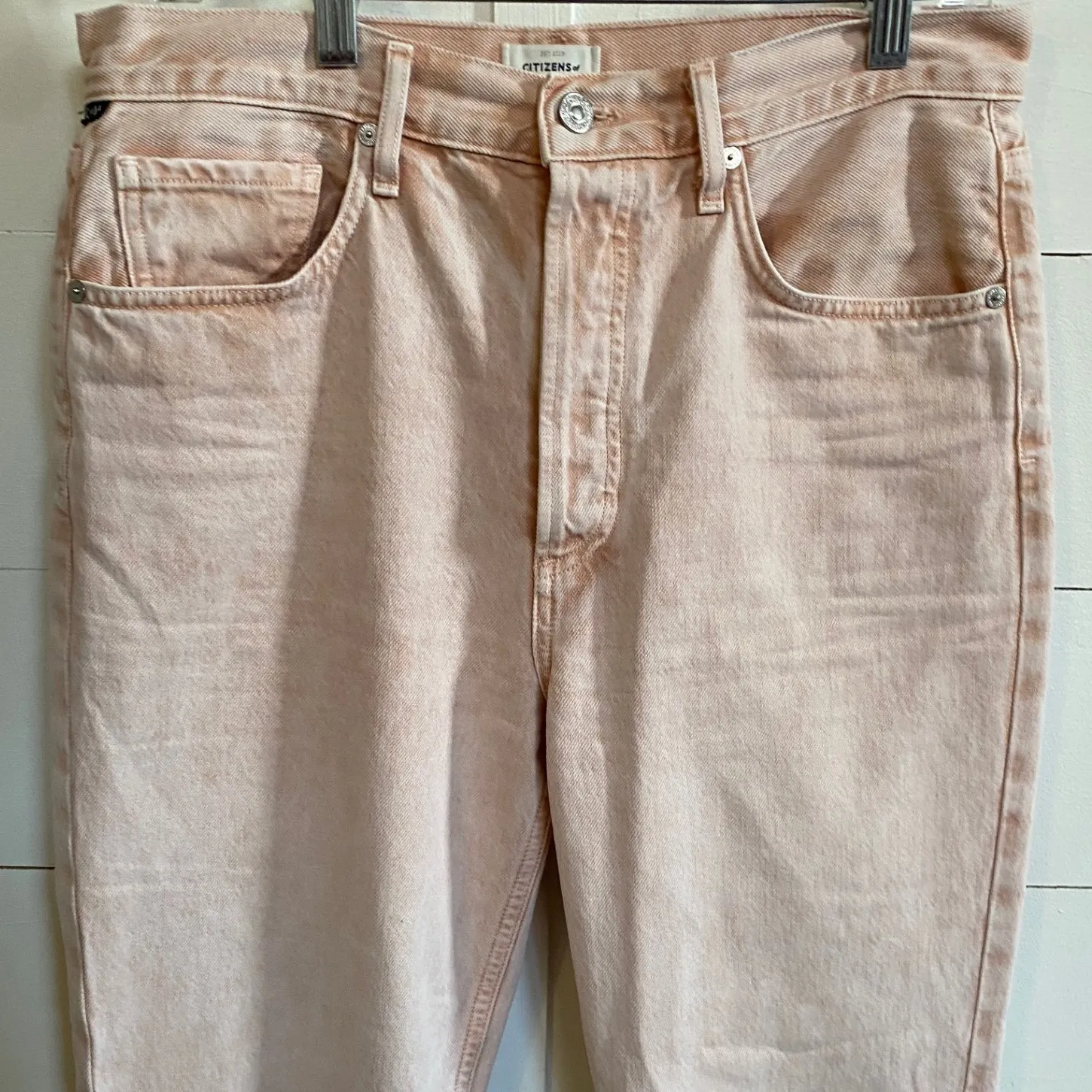 Revolve Citizens of Humanity Jolene HighRise Straight Leg Jeans Rosewater 28 EUC - Image 16