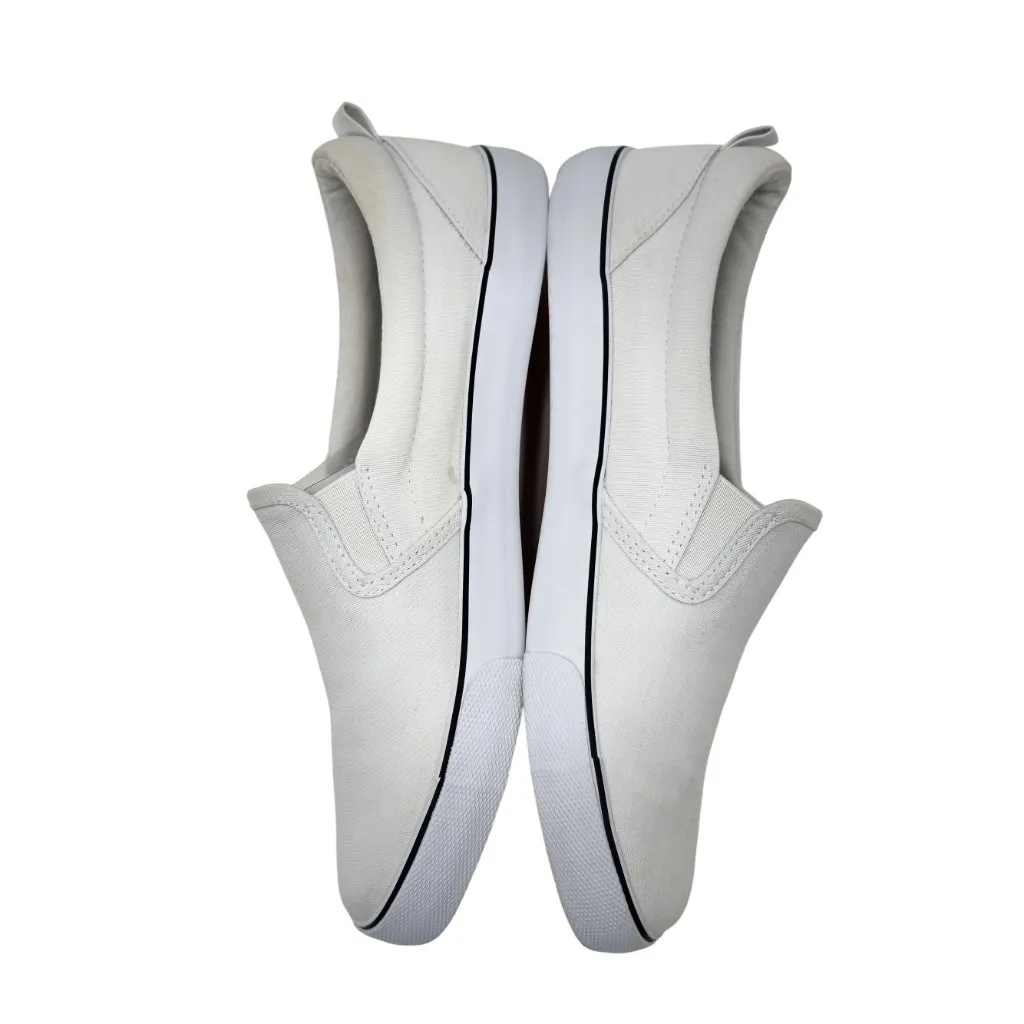 a new day Millie Twin Gore Slip-On Canvas Sneakers Women's US 9 M White - Image 10