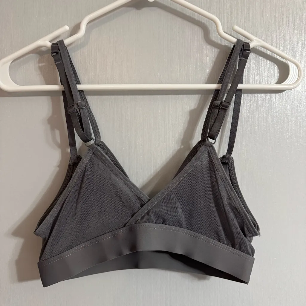 Steve Madden  Gray Bralette Size Medium - Image 2
