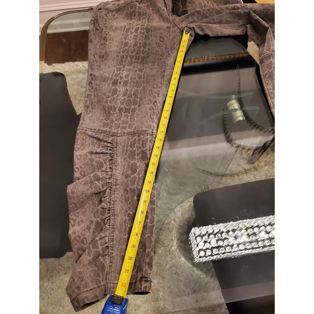 Rocawear Women's Gray Cotton Mid Rise Skinny Legs Casual Jeans Pant Size 18 - Image 12