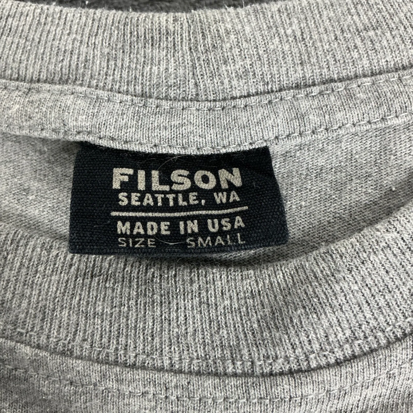 Filson Gray Logo T - Image 5