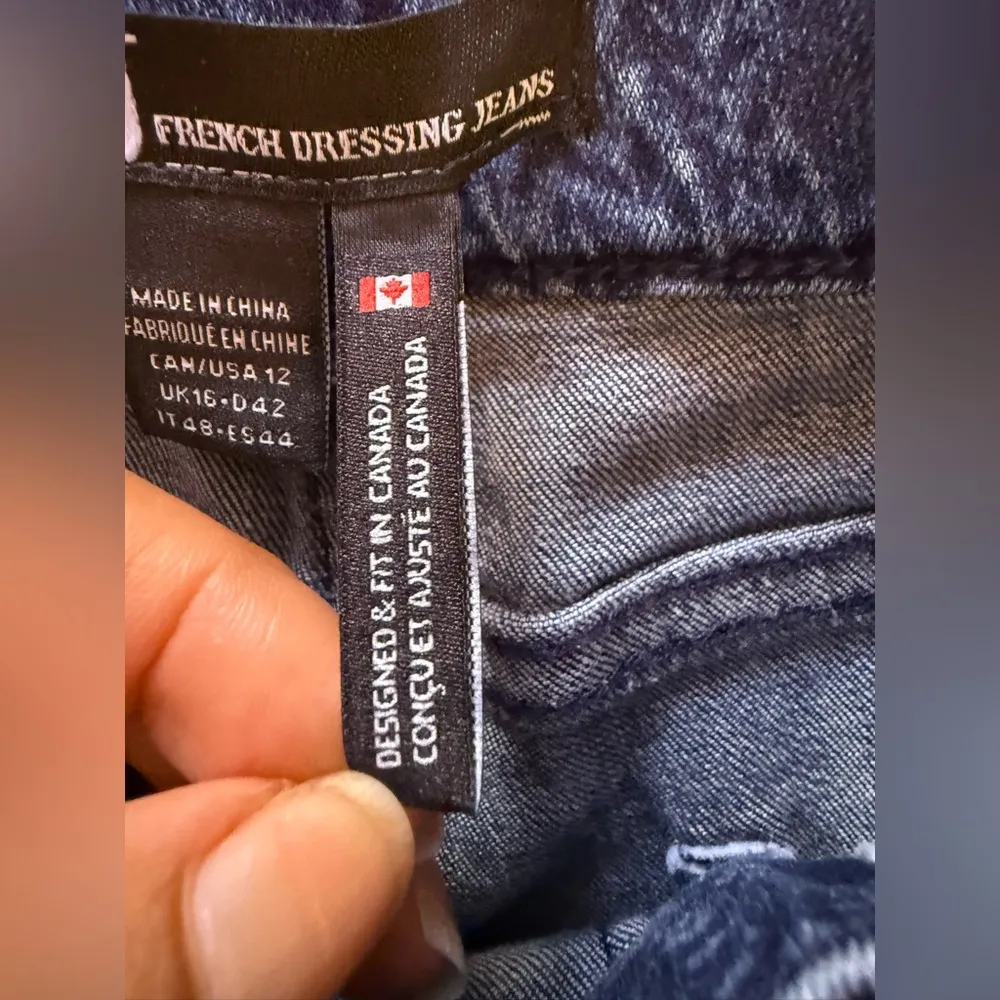 FDJ Canada Suzanne Dark Blue Straight Leg Jeans Womens Size 14 French Dressing - Image 12