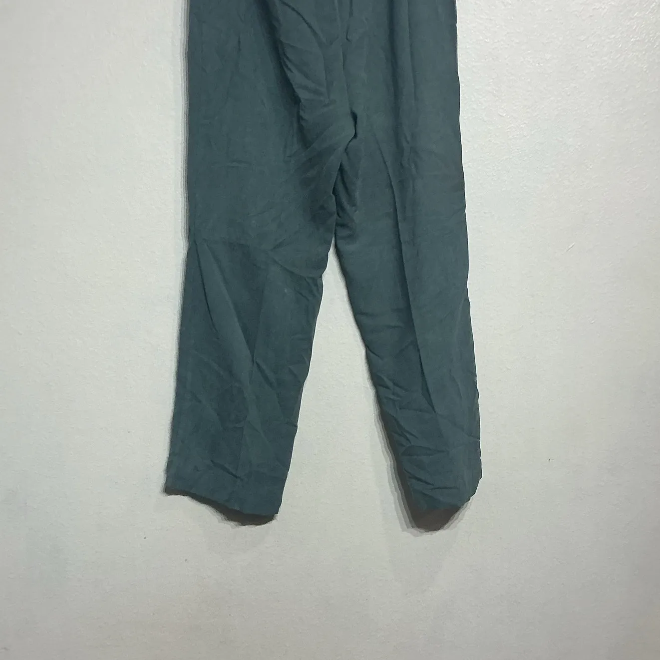 Norton Studio Gray Suede Vintage Pants Sz 12 - Image 6