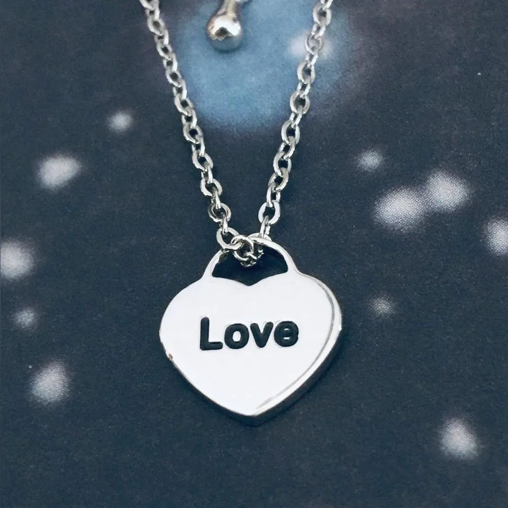 Love Locket Necklace Silver - Image 2