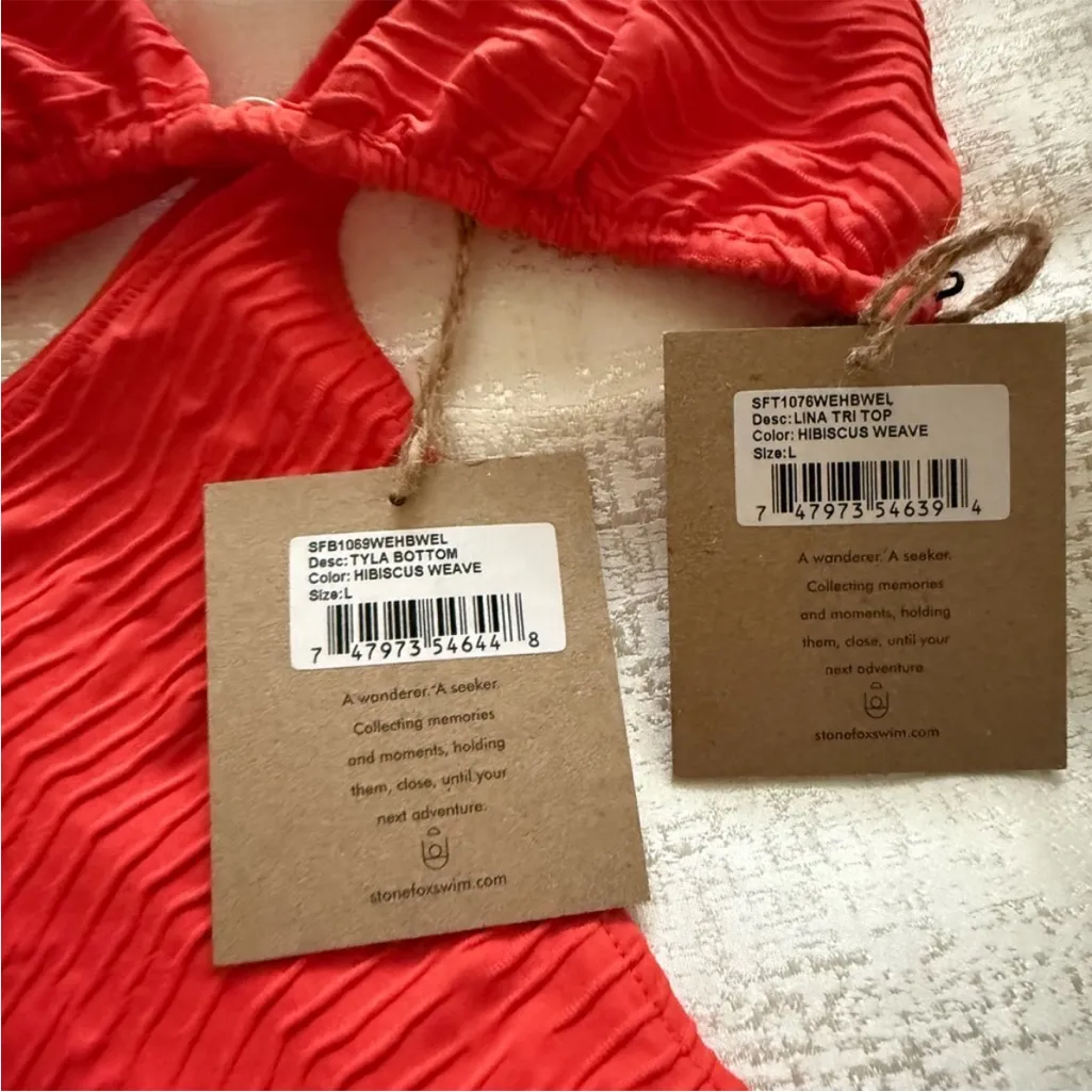 NWT stone fox swim bikini - Image 3