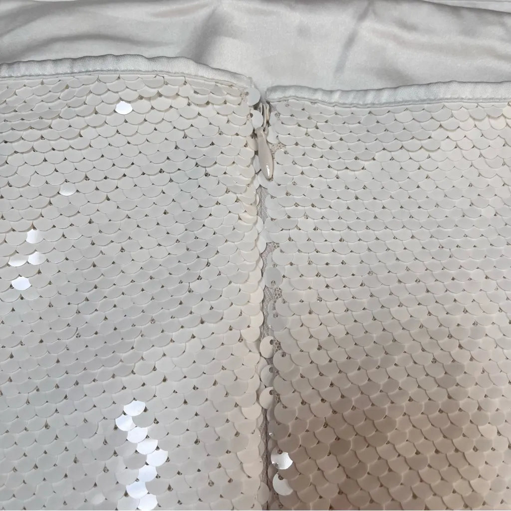 Abercrombie Sequin Square Neck Mini Dress - Image 7