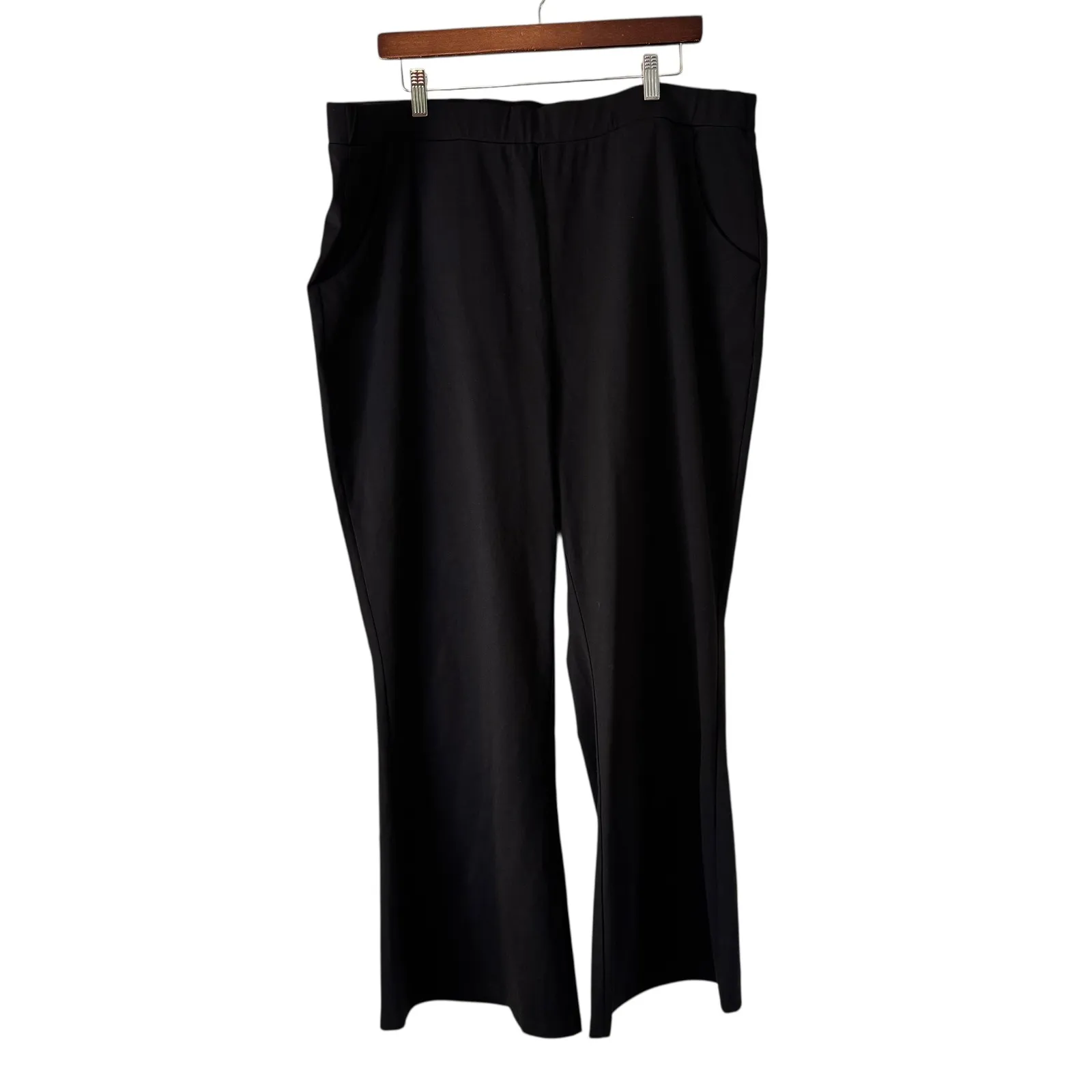 Agnes Orinda Wide Leg Trousers Career Dress Pants Plus Size 3X Black Size undefined - Image 6