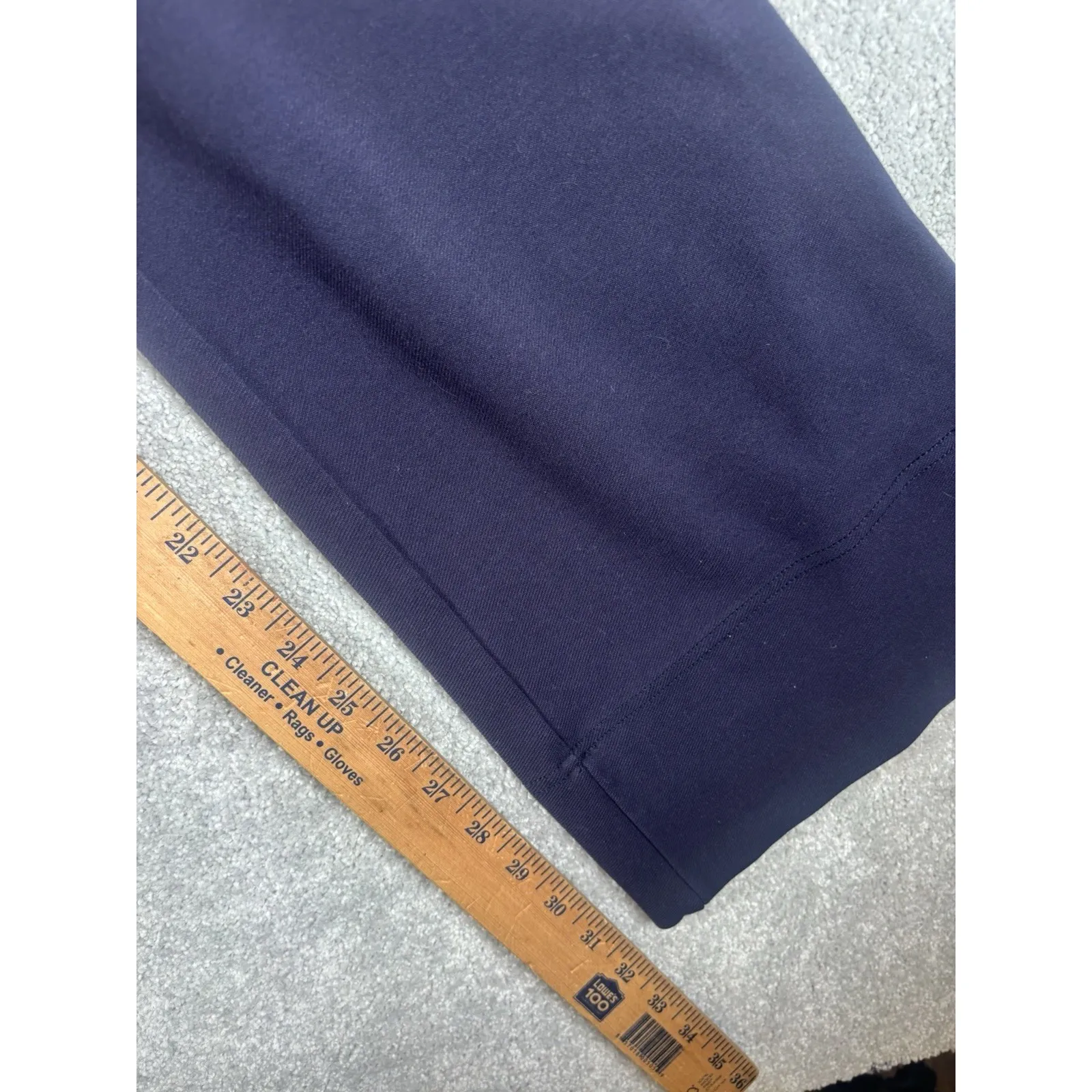 betabrand Flare Leg Dress Yoga Pants ink (navy) pockets large - Image 10