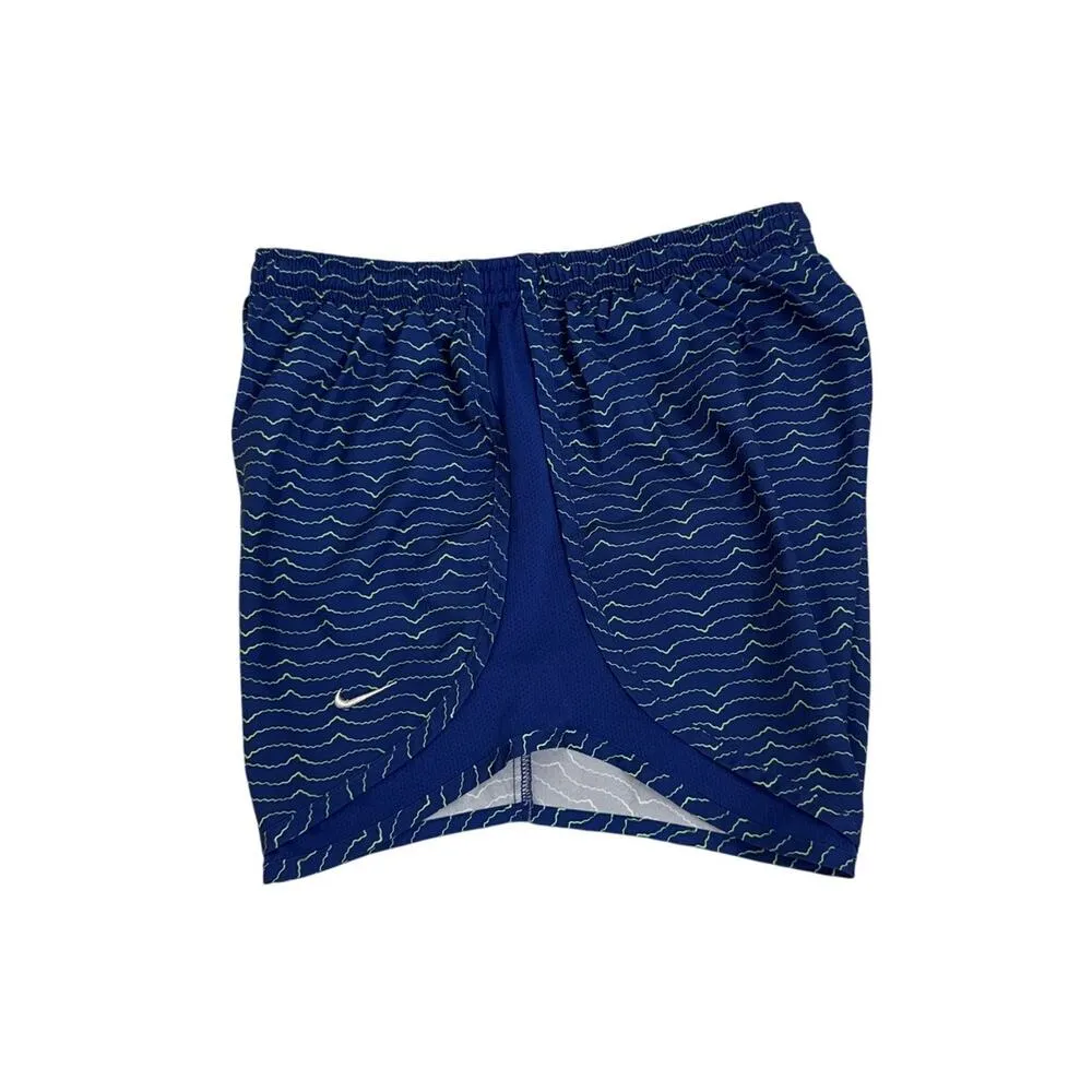 Nike DRI-FIT 3" Navy Blue Lined Drawstring Athletic Shorts Size Women's Small - Image 2