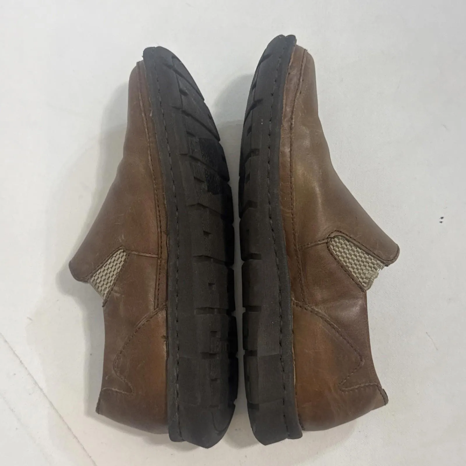 Born Kent Loafers Brown Leather Slip on Casual Gorpcore Unisex Work Shoes Sz 38 - Image 12