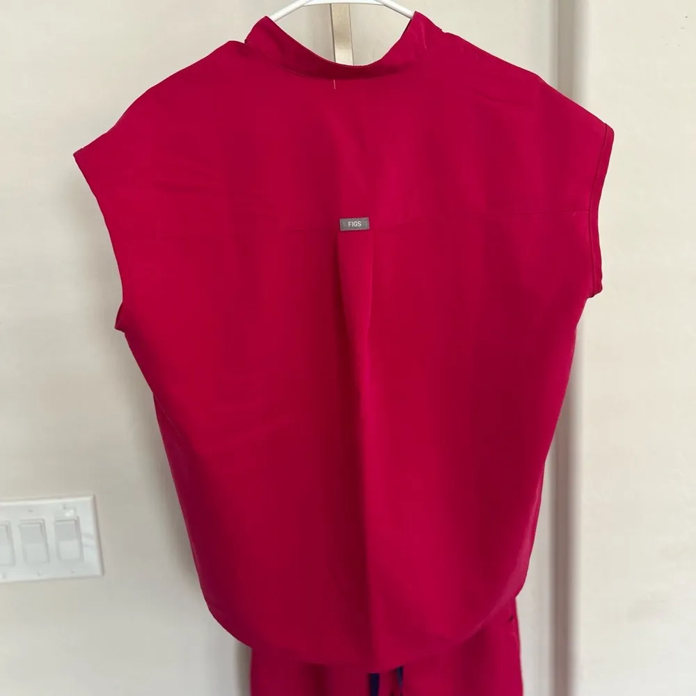 Figs Rafaela Scrub Set Pink Jogger Pants Size XS - Image 7