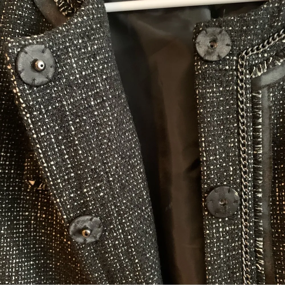 Halogen Tweed Wool Blend Blazer Size Small - Image 8