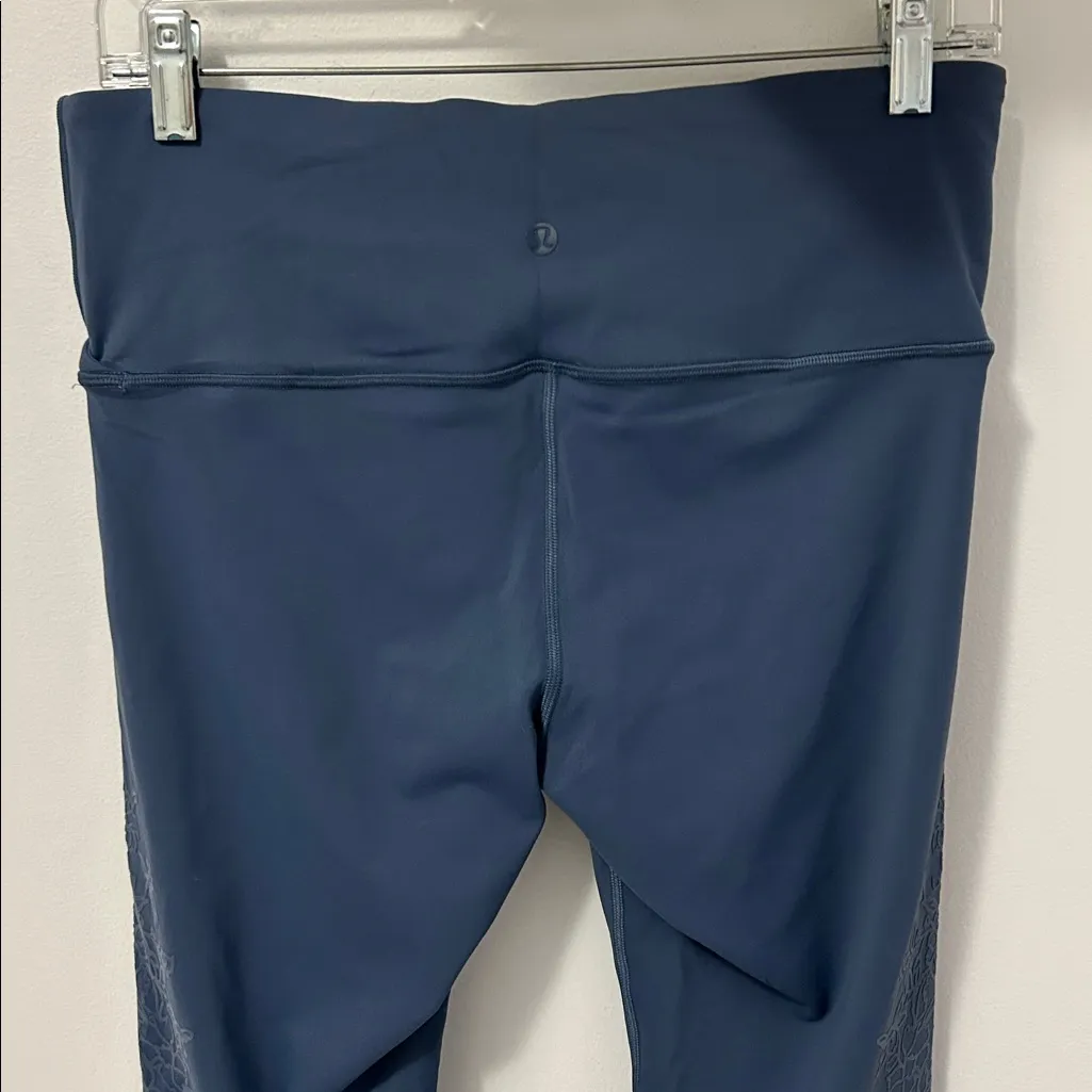 Lululemon Always on High Rise Tight Flocked Everlux Code Blue - Image 7