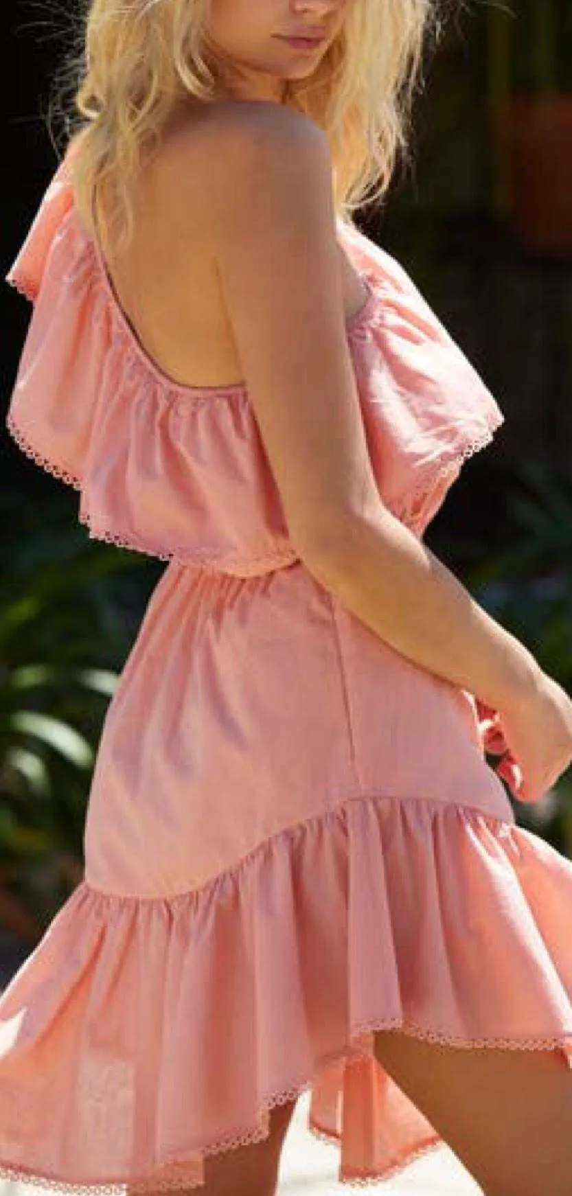 Lovers Lane One-Shoulder Minidress Women’s Size Small - Image 2