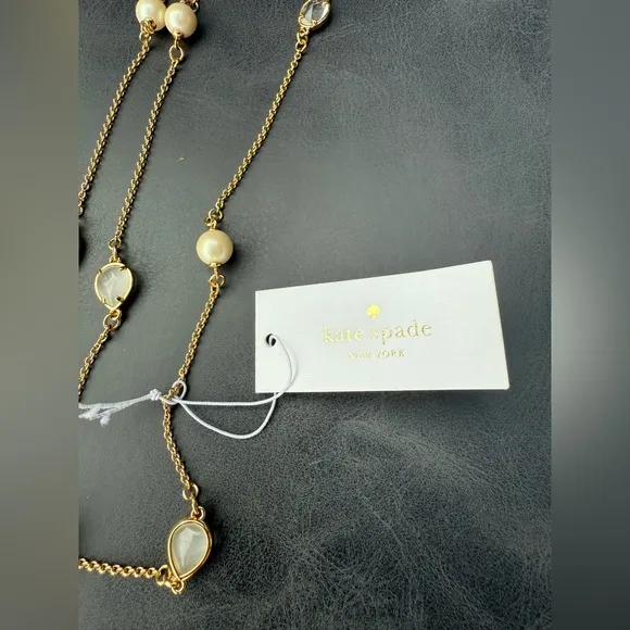 Kate Spade New York Necklace Stack Attack Neutral Multi NWT Macy’s MSRP $128 - Image 2